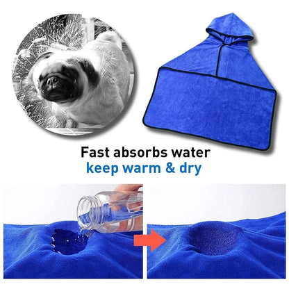 Soft Pet Bathrobe &amp; Towel