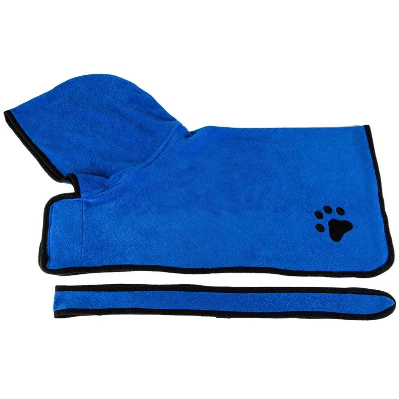 Soft Pet Bathrobe &amp; Towel